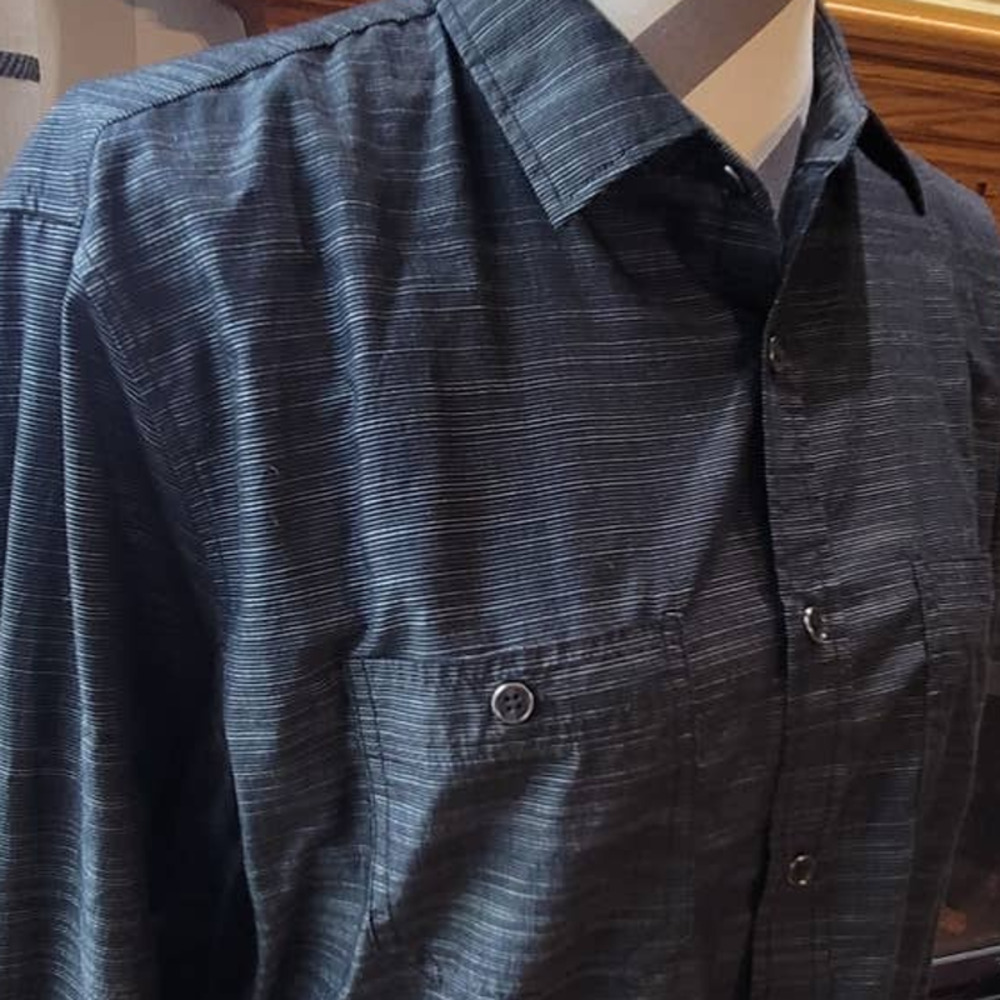 Beverly Hills Polo Large Long Sleeve Dress Shirt - Picture 3 of 9